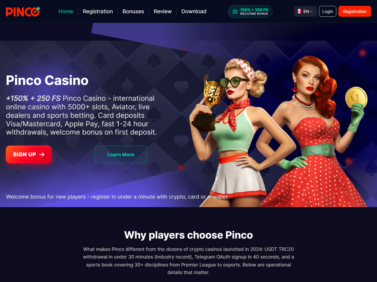 Pinco Atlas responsive Pinco product interface for overview